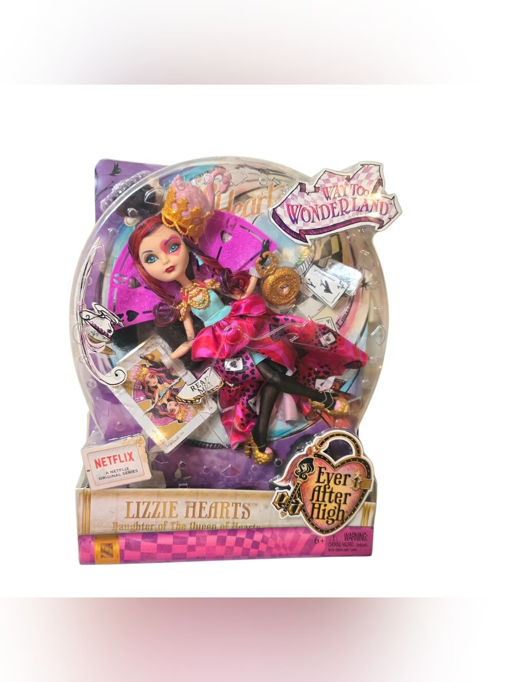 NIB Ever After High Lizzie Hearts Way Too Wonderland Fashion Doll Toys Collector